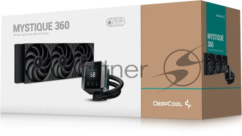 Система водяного охлаждения Deepcool Mystique 360 ARGB Soc-AM5/AM4/1151/1200/1700 черный 4-pin 36.49dB Al LCD 1847gr Ret (R-LX750-BKADSNC-G-1)