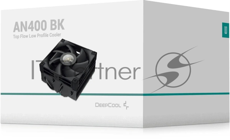 Устройство охлаждения(кулер) Deepcool AN400 Soc-AM5/AM4/1151/1200/1700 черный 4-pin 23.2dB Al+Cu 431.4gr Ret (R-AN400-BKWNMN-G)