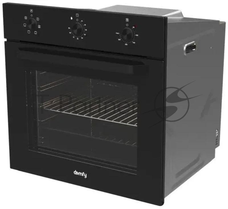 Духовой шкаф Электрический Domfy DM6632EO BG черное стекло