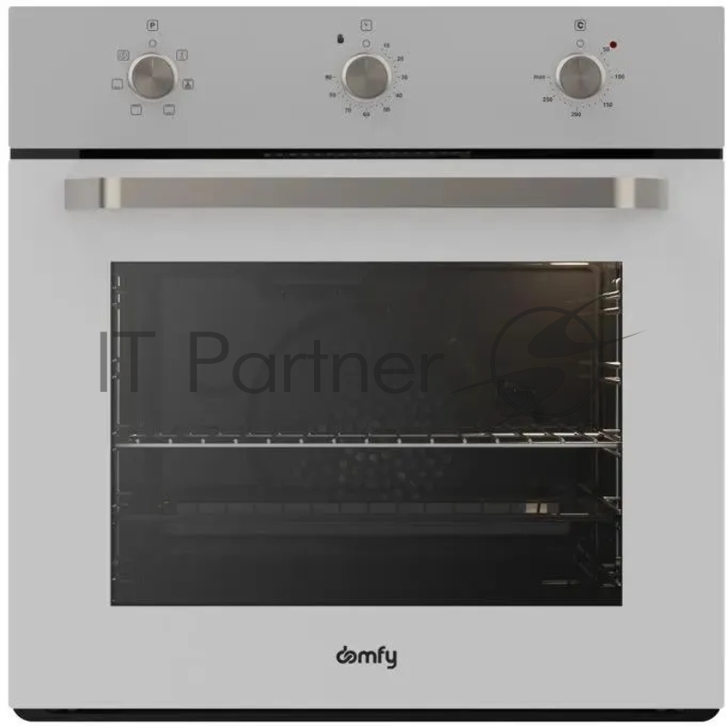 Духовой шкаф Электрический Domfy DM6632EO WG белый стекло