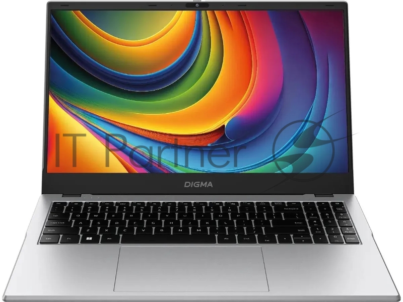Ноутбук Digma EVE C5802 N100 8Gb SSD256Gb Intel UHD Graphics 15.6 IPS FHD (1920x1080) Windows 11 Professional silver WiFi BT Cam 5900mAh (DN15N1-8CXW01)