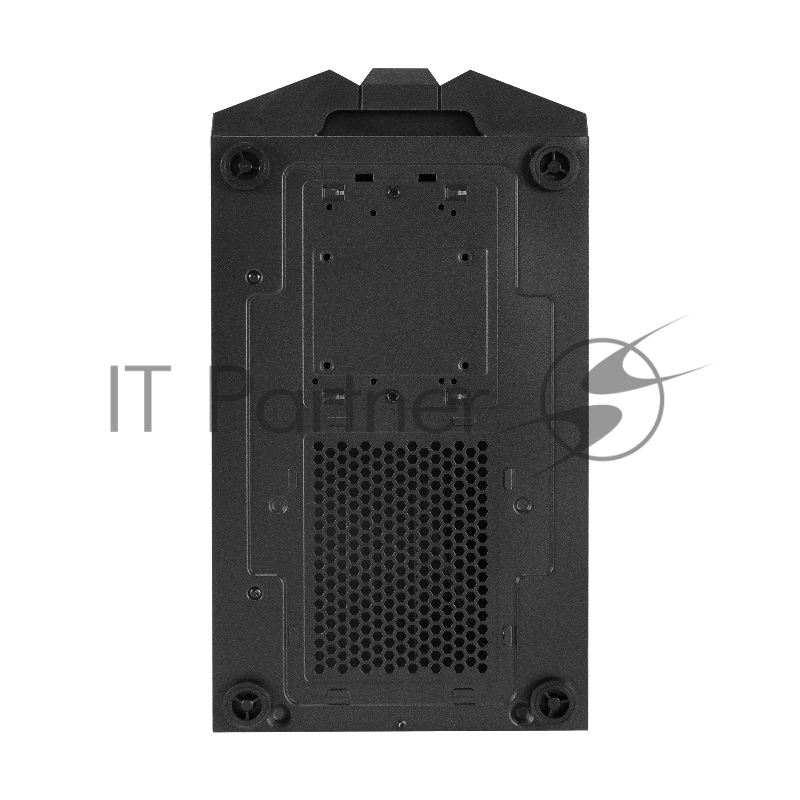 Корпус Miditower ExeGate EVO-9205 (ATX, без БП, с окном, 1*USB+1*USB3.0, аудио, 3 вент. 12см с RGB подсветкой)