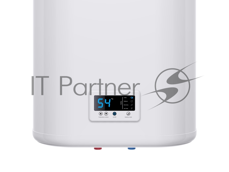 Водонагреватель THERMEX Flat Plus IF 50V (PRO) накопительный электрический 50 л потребляемая мощность 2 кВт (220 В) электронное управление магниевый анод (2 шт.) вертикальный монтаж на стену с нижней подводкой (½) максимальная температура нагрева вод