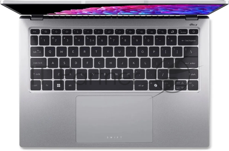 Ноутбук Acer Swift Go 14 SFG14-73-70EH Core Ultra 7 155H 16Gb SSD1Tb Intel Arc 14 OLED 2.8K (2880x1800) Windows 11 Home silver WiFi BT Cam (NX.KSGCD.002)