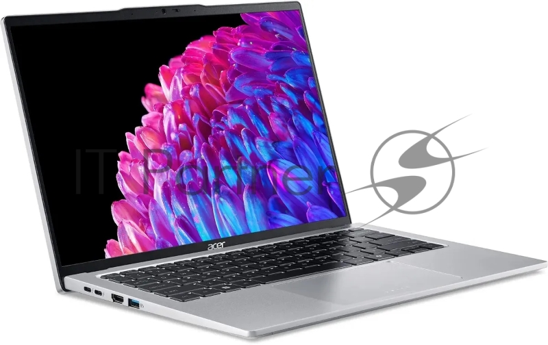 Ноутбук Acer Swift Go 14 SFG14-73-70EH Core Ultra 7 155H 16Gb SSD1Tb Intel Arc 14 OLED 2.8K (2880x1800) Windows 11 Home silver WiFi BT Cam (NX.KSGCD.002)