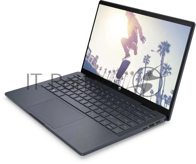 Ноутбук HP Pavilion x360 14-ek2001ci Core 7 150U 16Gb SSD1Tb Intel Graphics 14 IPS Touch FHD (1920x1080) Free DOS blue WiFi BT Cam (A19ZZEA)