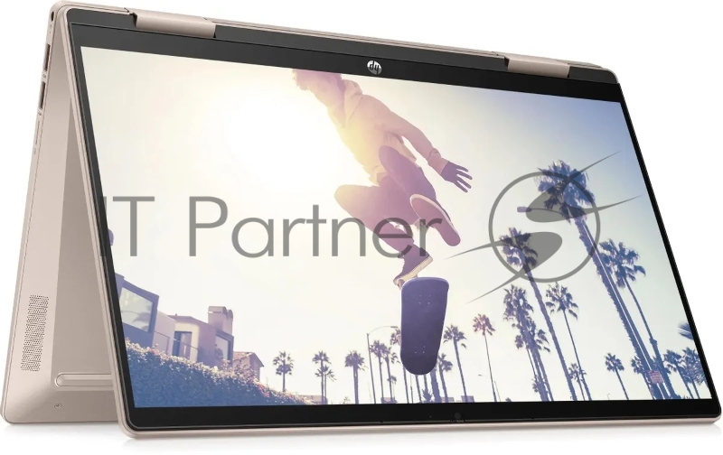 Ноутбук HP Pavilion x360 14-ek2003ci Core 5 120U 16Gb SSD512Gb Intel Graphics 14 IPS Touch FHD (1920x1080) Free DOS pink WiFi BT Cam (A1AA0EA)