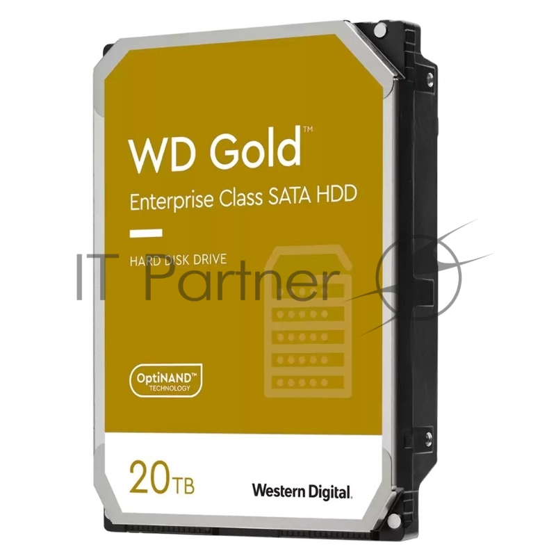 Жесткий диск Western Digital 3.5 20TB WD202KRYZ Gold SATA3, Cache 291MB, 7200 rpm