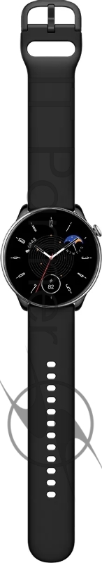 Смарт-часы Amazfit GTR Mini A2174 42.83мм 1.28 AMOLED корп.черный рем.черный разм.брасл.:150-200мм (1746166)