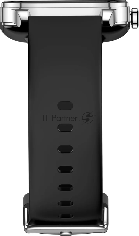 Смарт-часы Amazfit Pop 3S A2318 1.96 AMOLED корп.серебристый рем.черный (1746287)