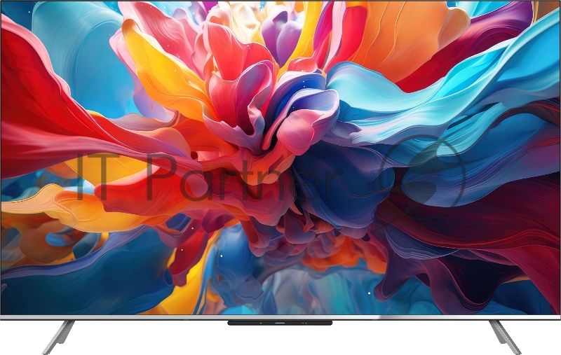 Телевизор QLED Skyworth 75 75Q66G Eye Care серебристый 4K Ultra HD 60Hz DVB-T DVB-T2 DVB-C DVB-S DVB-S2 USB WiFi Smart TV