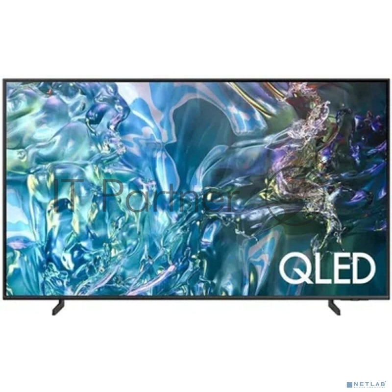 Телевизор QLED Samsung 55 QE55Q60DAUXRU Series 6 серый 4K Ultra HD 60Hz DVB-T2 DVB-C DVB-S2 USB WiFi Smart TV