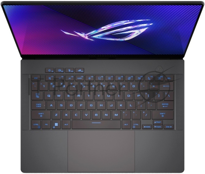 Ноутбук Asus ROG Zephyrus GA403UV-QS096 Ryzen 9 8945HS/16Gb/SSD512Gb/RTX4060 8Gb/14/OLED/3K/noOS/gr