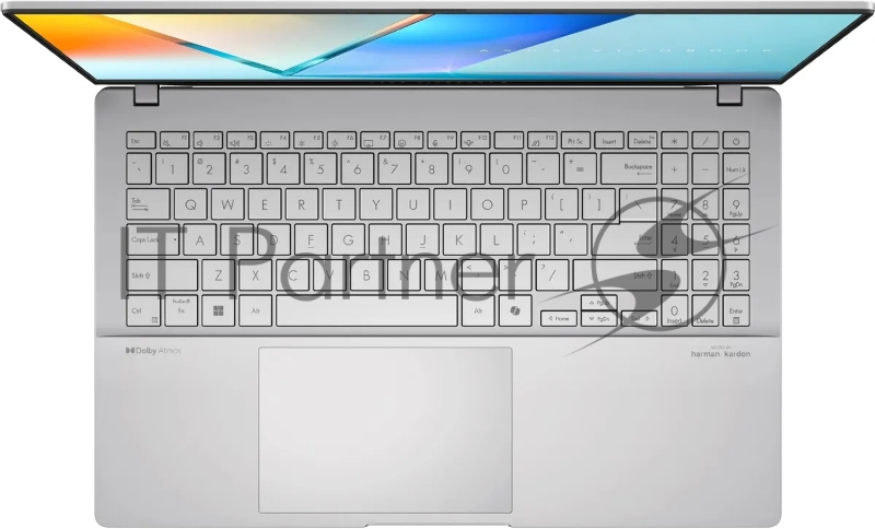 Ноутбук Asus Vivobook S 15 OLED S5507QA-MA052W Snapdragon X Elite X1E 78 100 32Gb SSD1Tb Qualcomm Adreno 15.6 OLED 3K (2880x1620) Windows 11 Home silver WiFi BT Cam (90NB14Q2-M00630)