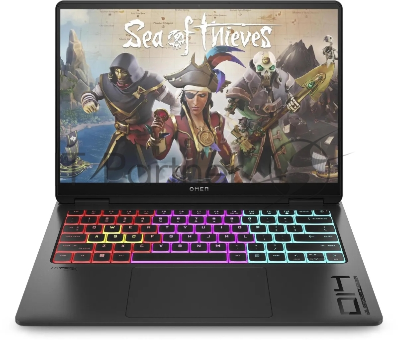 Ноутбук HP Omen 14-fb0016ci Core Ultra 7 155H 16Gb SSD1Tb NVIDIA GeForce RTX4060 8Gb 14 OLED 2.8K (2880x1800) Free DOS black WiFi BT Cam (A1AA6EA)