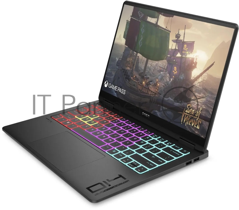 Ноутбук HP Omen 14-fb0020ci Core Ultra 7 155H 16Gb SSD512Gb NVIDIA GeForce RTX4050 6Gb 14 OLED 2.8K (2880x1800) Free DOS black WiFi BT Cam (A1AA7EA)