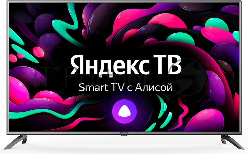 Телевизор Starwind 55 SW-LED55UG400 черный LED 4k UHD ЯндексТВ