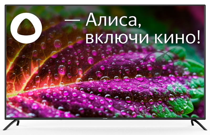 Телевизор STARWIND 65 SW-LED65UG402 черный LED HD 60Hz ЯндексТВ