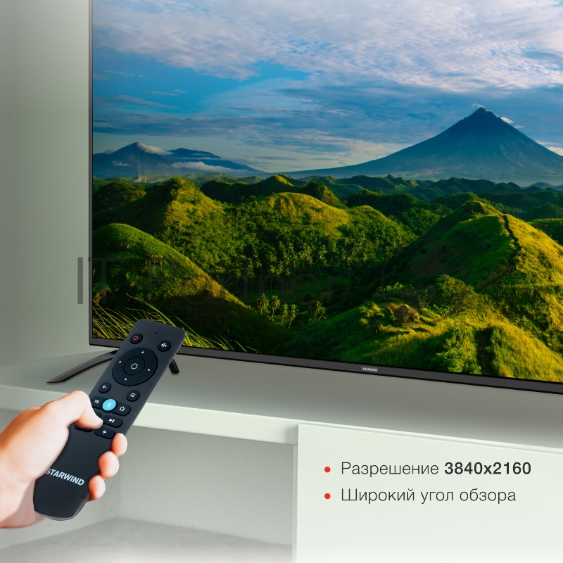 Телевизор STARWIND 65 SW-LED65UG402 черный LED HD 60Hz ЯндексТВ