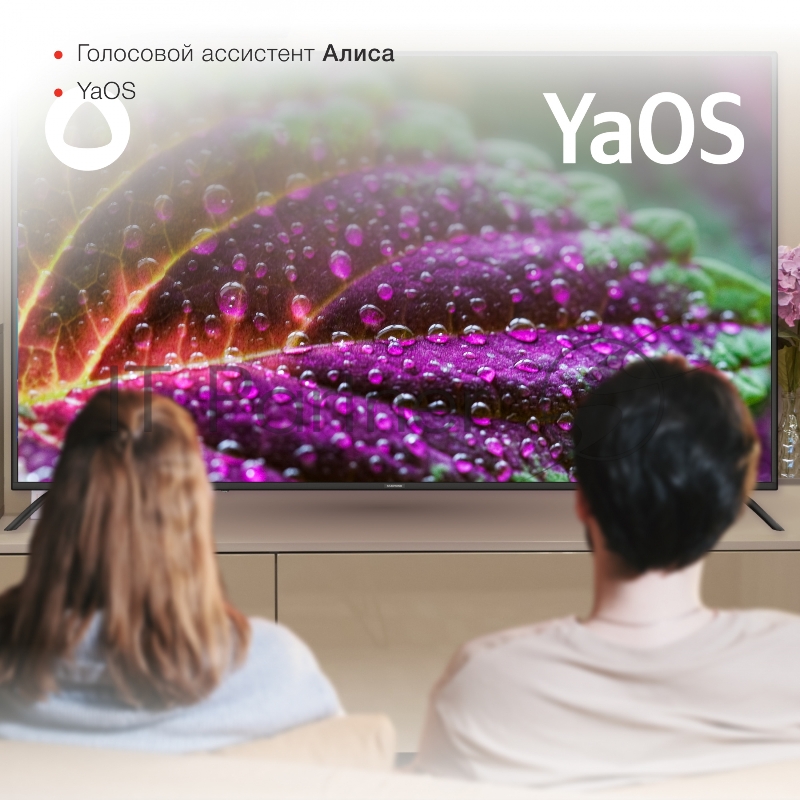 Телевизор STARWIND 65 SW-LED65UG402 черный LED HD 60Hz ЯндексТВ