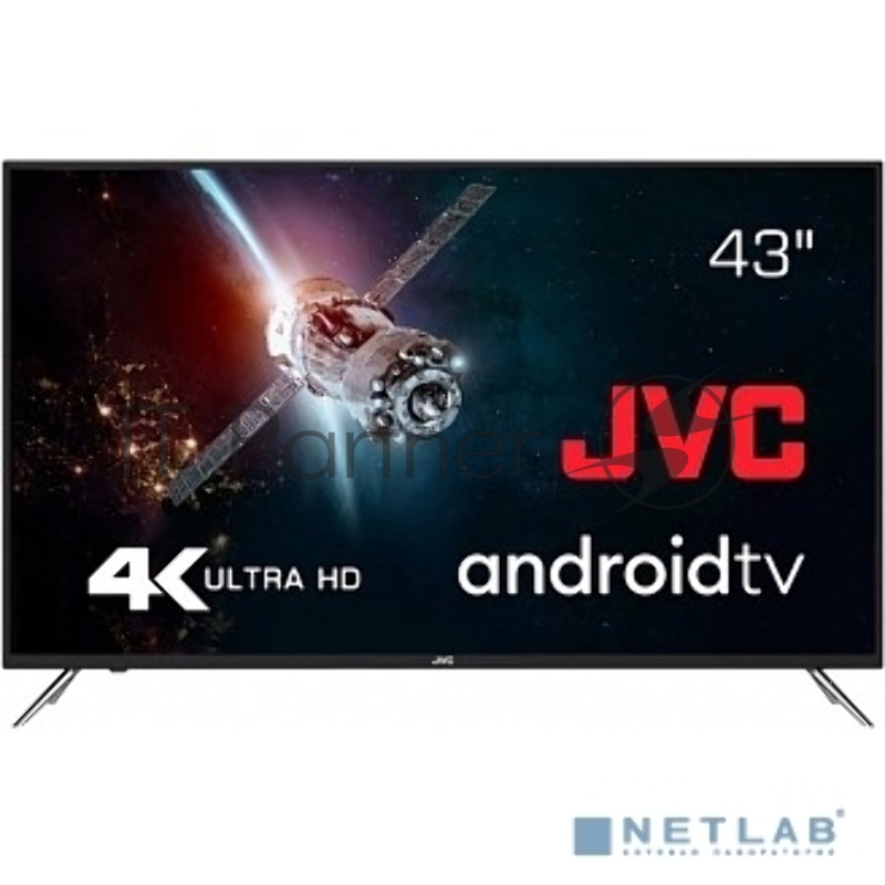 Телевизор JVC 43 LT-43M792 черный DLED UHD 60Hz Smart