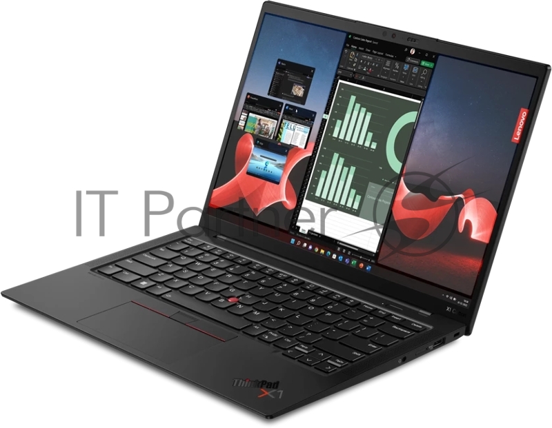 Ноутбук ThinkPad X1 Carbon Gen 11 14 2.2K (2240x1400) 300N, I7-1360P, 32G, 1TB SSD M.2, Iris Xe, WiFi6, BT, FPR, FHD+IR Cam, KB ENG, Win 11 ProENG, 1Y