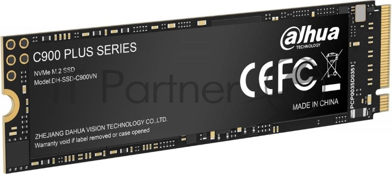 Накопитель Dahua SSD C900 Plus-B 1TB M.2 2280 PCIe3x4 3D NAND, 7mm, R/W up to 3400MB/s/3000MB/s, IOPS(R4K) 151K/90K, TBW 512TB 3y wty