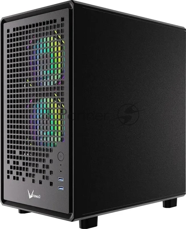 Корпус Formula Air Mesh G2 черный без БП mATX 3x120mm 2xUSB3.0 audio