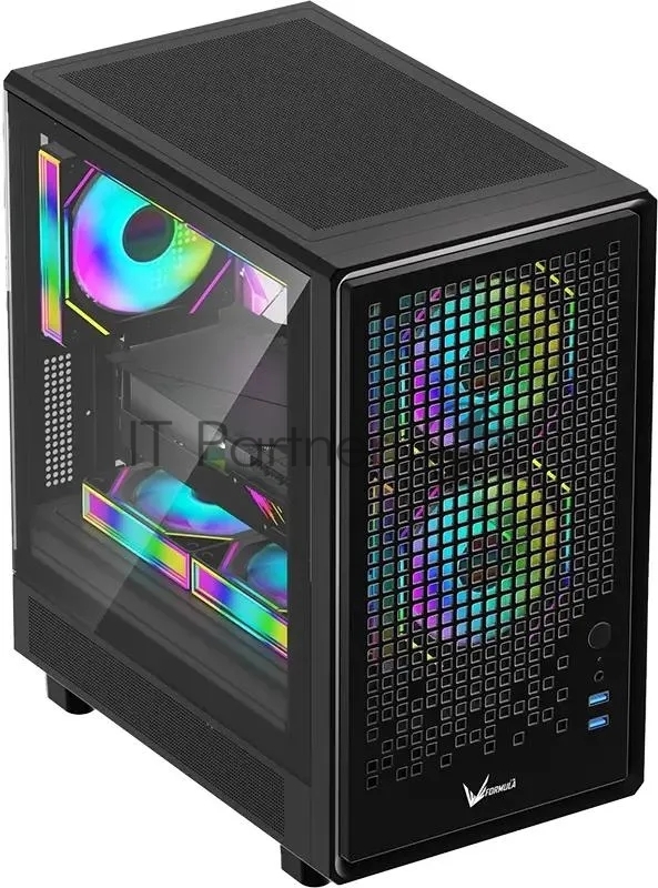 Корпус Formula Air Mesh G2 черный без БП mATX 3x120mm 2xUSB3.0 audio