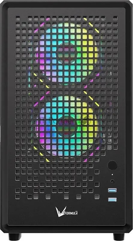 Корпус Formula Air Mesh G2 черный без БП mATX 3x120mm 2xUSB3.0 audio