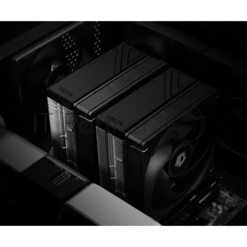Кулер для процессора ID-COOLING FROZN A620 PRO SE LGA1700/1200/115X/AM5/AM4 (6шт/кор, TDP 260W, PWM, черный, 6 тепл.трубок + медная база, DUAL FAN 120mm) RET