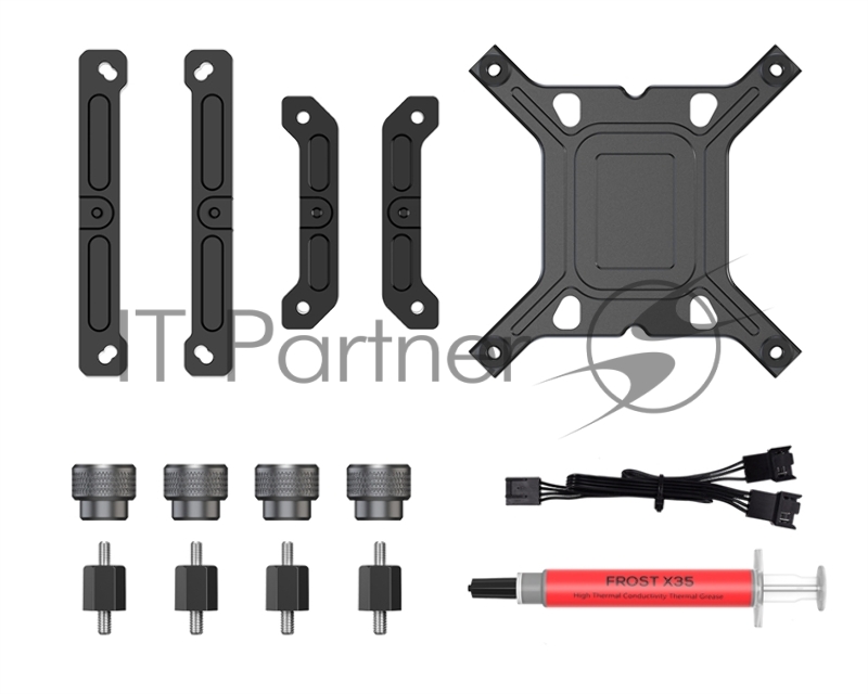 Кулер для процессора ID-COOLING FROZN A620 PRO SE LGA1700/1200/115X/AM5/AM4 (6шт/кор, TDP 260W, PWM, черный, 6 тепл.трубок + медная база, DUAL FAN 120mm) RET
