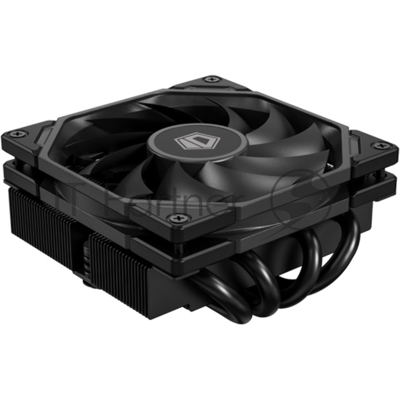 Кулер для процессора ID-COOLING IS-40-XT BLACK LGA1700/1200/115X/AM5/AM4 низкопрофильный высота 47mm (24шт/кор, TDP 100W, PWM, 4 тепл.трубки прямого контакта, FAN 92mm, черный) BOX