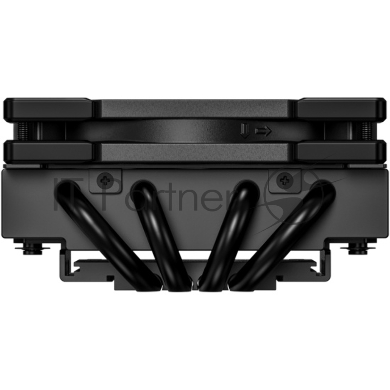 Кулер для процессора ID-COOLING IS-40-XT BLACK LGA1700/1200/115X/AM5/AM4 низкопрофильный высота 47mm (24шт/кор, TDP 100W, PWM, 4 тепл.трубки прямого контакта, FAN 92mm, черный) BOX