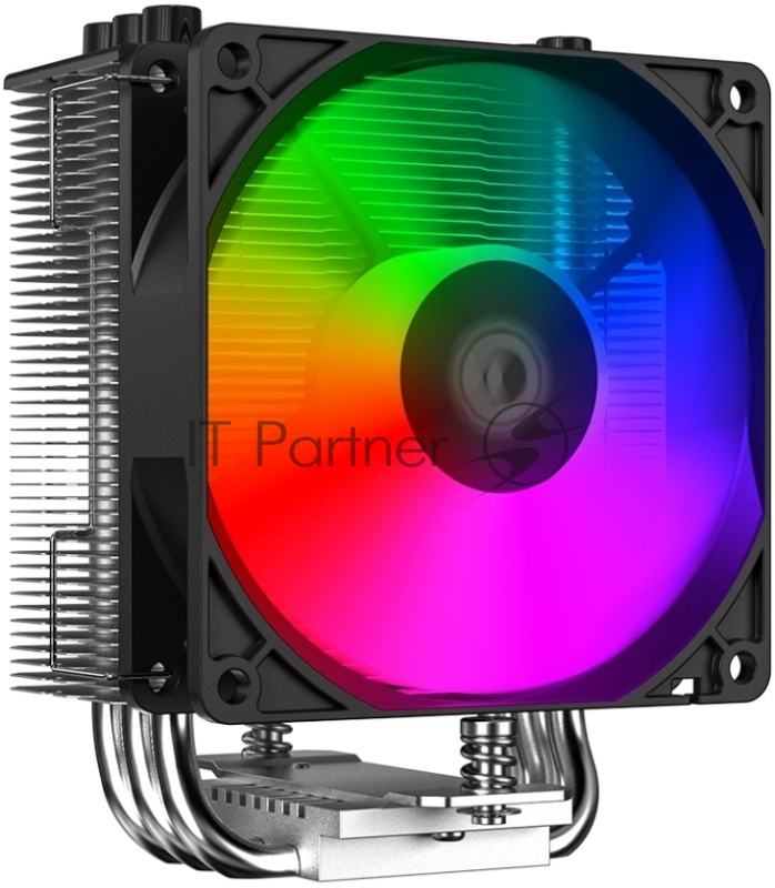 Кулер для процессора ID-COOLING SE-903-XT FRGB LGA1700/1200/115X/AM5/AM4 (30шт/кор, TDP 130W, PWM, 3 тепл.трубки прямого контакта, FAN 92mm, Dynamic Multi-Color LED) RET