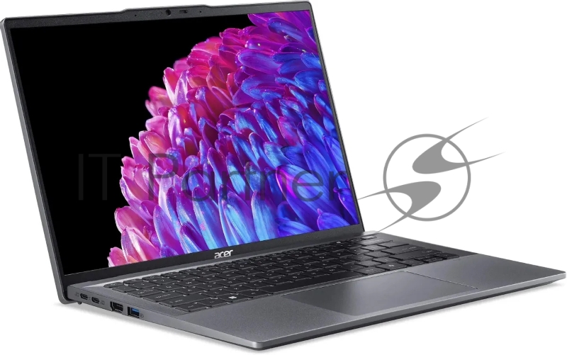 Ноутбук Acer Swift Go 14 SFG14-63-R57X Ryzen 7 8845HS 16Gb SSD1Tb AMD Radeon 14 OLED 2.8K (2880x1800) Windows 11 Home metall WiFi BT Cam (NX.KTSCD.003)