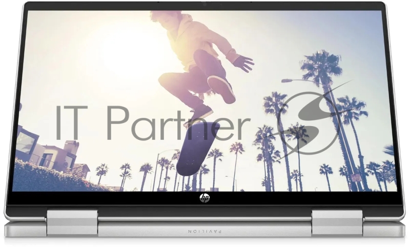 Ноутбук HP Pavilion x360 14-ek2005ci Core 5 120U 16Gb SSD512Gb Intel Graphics 14 IPS Touch FHD (1920x1080) Free DOS silver WiFi BT Cam (A16JVEA)