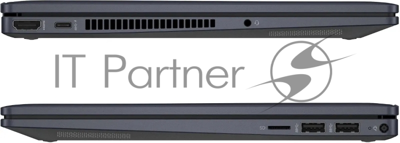 Ноутбук HP Pavilion x360 14-ek2007ci Core 3 100U 8Gb SSD512Gb Intel Graphics 14 IPS Touch FHD (1920x1080) Free DOS blue WiFi BT Cam (A1AA2EA)