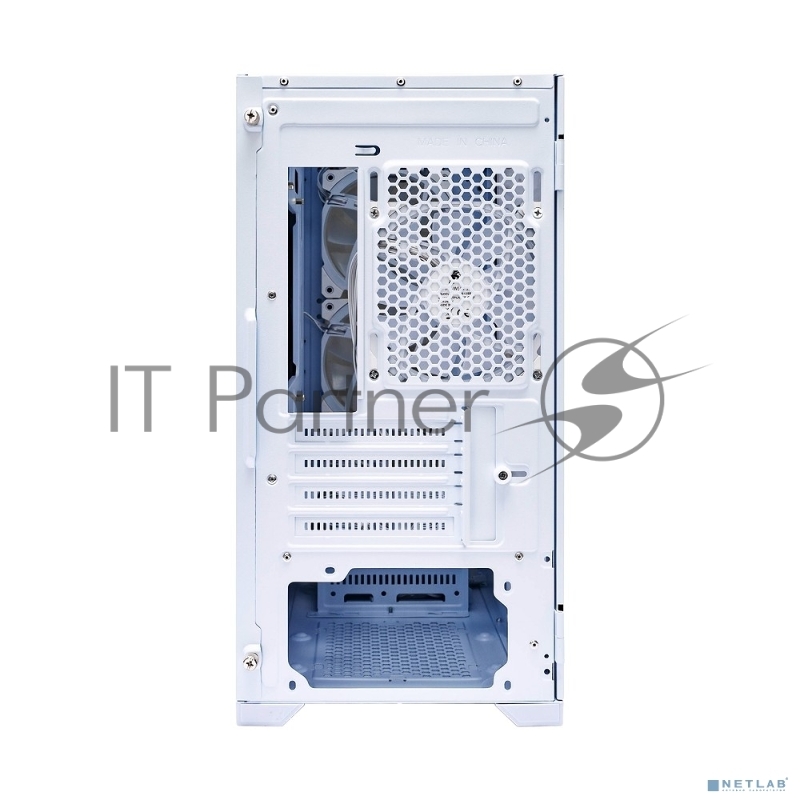 Корпус 1STPLAYER TRILOBITE T3-G ARGB White / mATX / 4x 120mm ARGB fans inc. / T3-G-WH-4F2-W(AP)