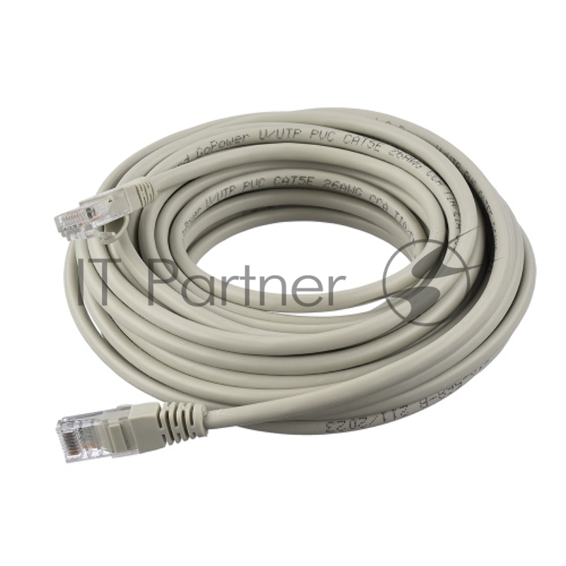 Кабель GOPOWER PATCH RJ-45(M)-RJ-45(M) 00-00029038 10M GREY