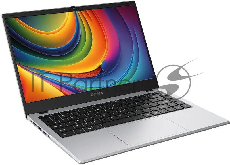 Ноутбук Digma EVE C4801 N100 8Gb SSD256Gb Intel UHD Graphics 14 IPS FHD (1920x1080) Windows 11 Professional silver WiFi BT Cam 5900mAh (DN14N1-8CXW01)