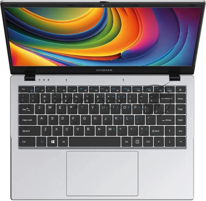 Ноутбук Digma EVE C4801 N100 8Gb SSD256Gb Intel UHD Graphics 14 IPS FHD (1920x1080) Windows 11 Professional silver WiFi BT Cam 5900mAh (DN14N1-8CXW01)