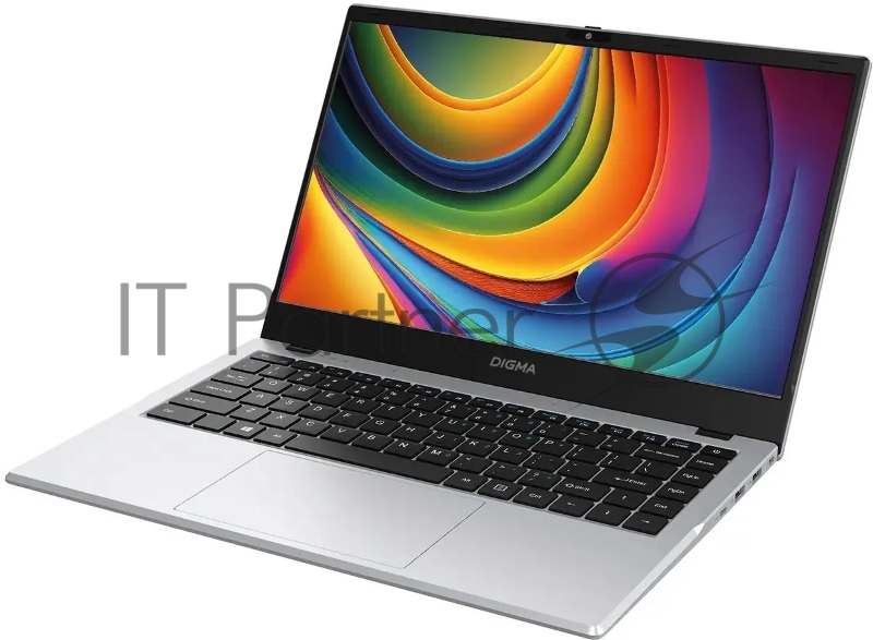 Ноутбук Digma EVE P4851 N-series N200 8Gb SSD256Gb Intel UHD Graphics 14 IPS FHD (1920x1080) Windows 11 Professional silver WiFi BT Cam 5900mAh (DN14N2-8CXW01)