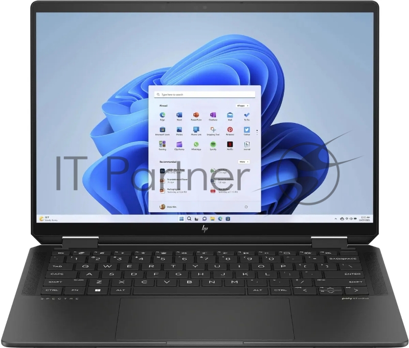 Ноутбук HP Spectre x360 14-eu0003ci Core Ultra 7 155H 16Gb SSD1Tb Intel Arc 14 OLED Touch 2.8K (2880x1800) Windows 11 Home black WiFi BT Cam (A19GJEA)