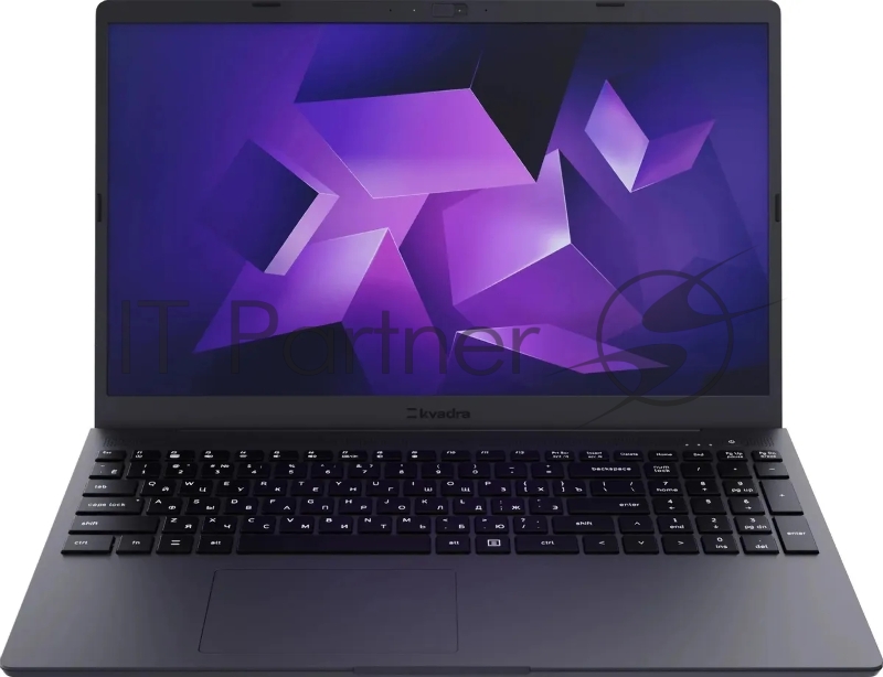 Ноутбук Kvadra Nau LE14U Core i3 1215U 8Gb SSD256Gb Intel UHD Graphics 14.1 IPS FHD (1920x1080) noOS dk.grey WiFi BT Cam (Y22L01P01101R_3C7D51)