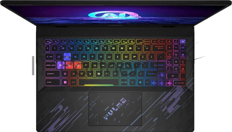 Ноутбук MSI Pulse 16 AI C1VGKG-018RU Core Ultra 7 155H 16Gb SSD1Tb NVIDIA GeForce RTX4070 8Gb 16 IPS QHD+ (2560x1600) Windows 11 Home black WiFi BT Cam (9S7-15P311-018)