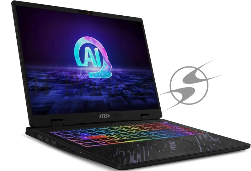 Ноутбук MSI Pulse 16 AI C1VGKG-018RU Core Ultra 7 155H 16Gb SSD1Tb NVIDIA GeForce RTX4070 8Gb 16 IPS QHD+ (2560x1600) Windows 11 Home black WiFi BT Cam (9S7-15P311-018)