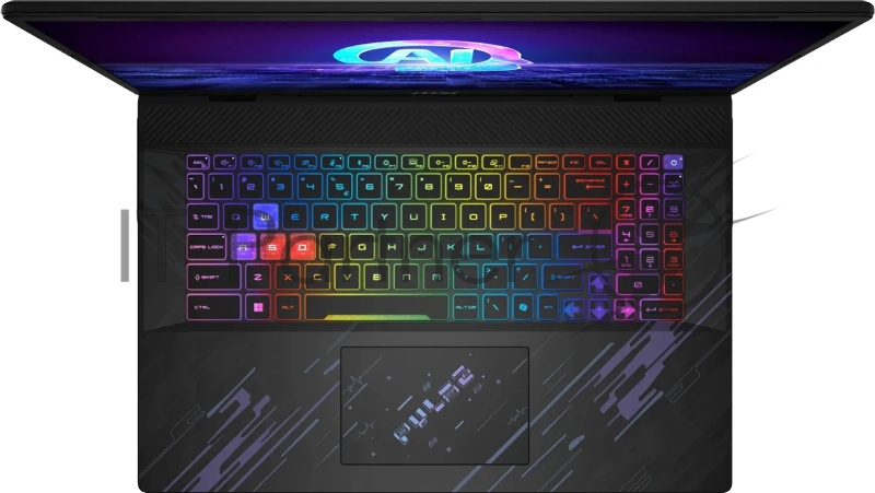 Ноутбук MSI Pulse 17 AI C1VGKG-023RU Core Ultra 9 185H 16Gb SSD1Tb NVIDIA GeForce RTX4070 8Gb 17 IPS QHD+ (2560x1600) Windows 11 Home black WiFi BT Cam (9S7-17T311-023)