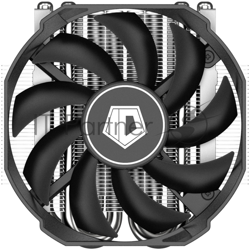 Кулер для процессора ID-COOLING IS-30A BLACK AMD AM5/AM4 низкопрофильный высота 30mm (36шт/кор, TDP 100W, PWM, 4 тепл.трубки прямого контакта, FAN 92mm) BOX