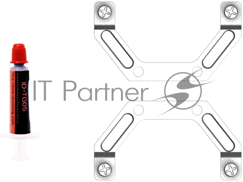Кулер для процессора ID-COOLING IS-30A BLACK AMD AM5/AM4 низкопрофильный высота 30mm (36шт/кор, TDP 100W, PWM, 4 тепл.трубки прямого контакта, FAN 92mm) BOX